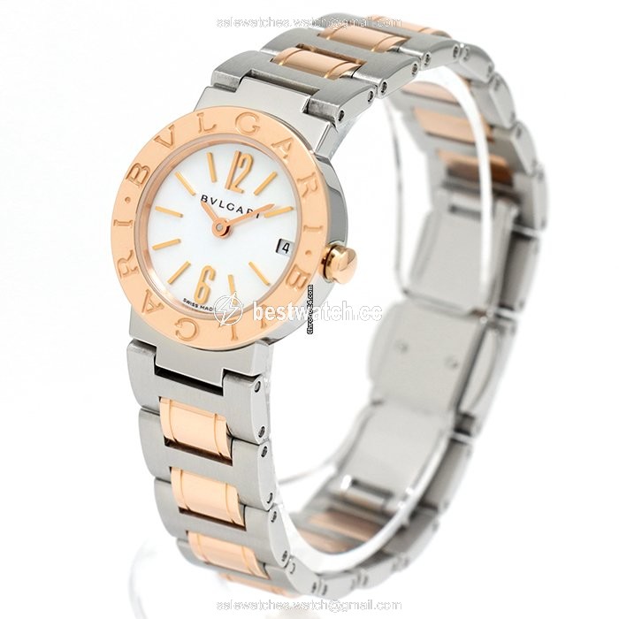 IMG_9085 Bulgari Bulgari Quartz Gold Steel BBP23SG Replica 2