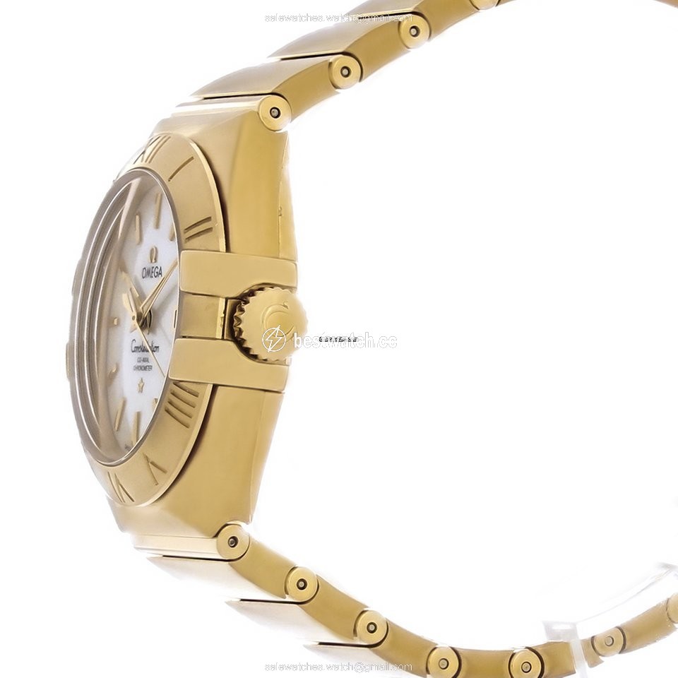 IMG_9085 Omega Constellation Ladies Womens watch Automatic Yellow gold 123.50.31.20.05.002 Replica 2