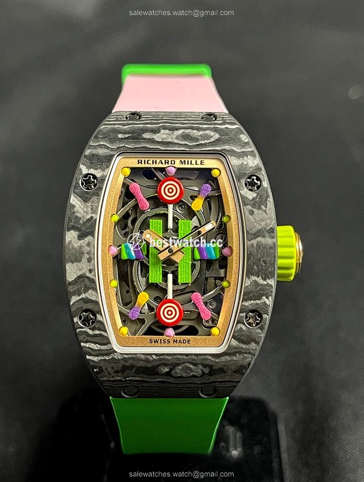 Richard Mille RM 07 Mens watch Unisex Automatic Carbon RM 07-03 Replica 2