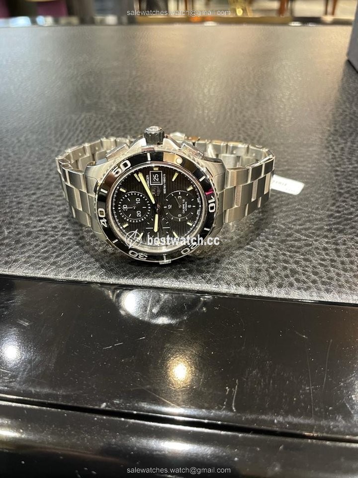 IMG_9085 TAG Heuer Aquaracer 500M Mens watch Unisex Automatic Steel CAK2111.BA0833 Replica 2