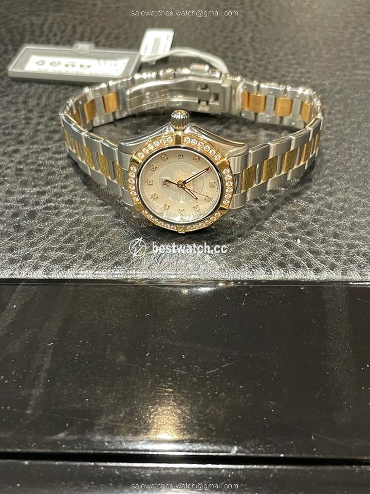 IMG_9085 TAG Heuer Aquaracer Lady Womens watch Quartz Gold Steel WAP1452.BD0837 Replica 2