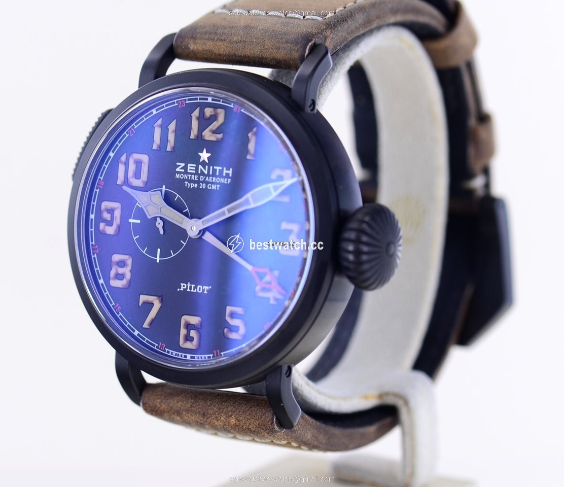 IMG_9085 Zenith Pilot Type 20 GMT Automatic Steel 96.2431.693.21.C738 Replica 2