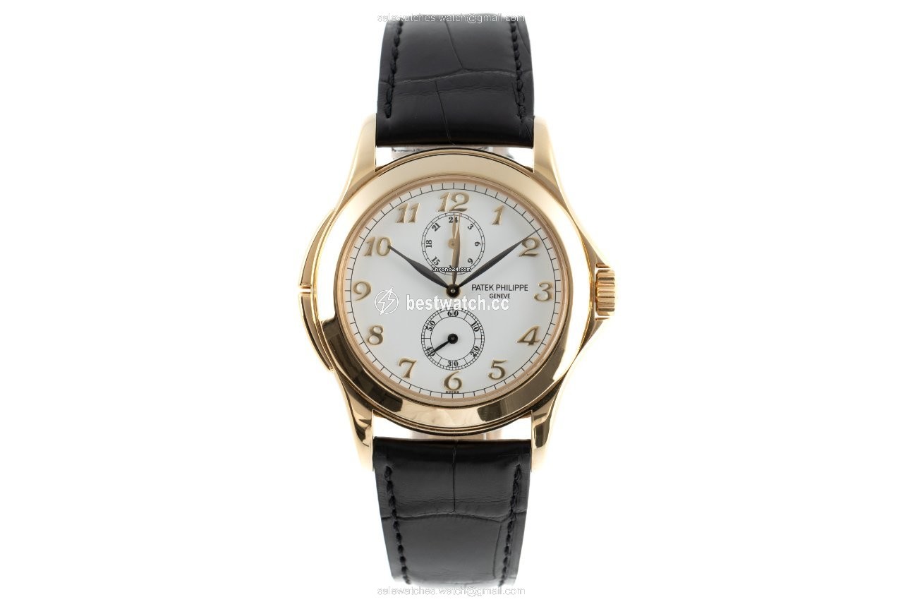Patek Philippe Travel Time Mens watch Unisex Manual winding Yellow gold 5134 Replica 2