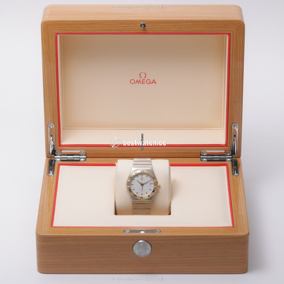 IMG_9085 Omega Constellation Mens watch Unisex Quartz Gold Steel 1212.30.00 Replica 2