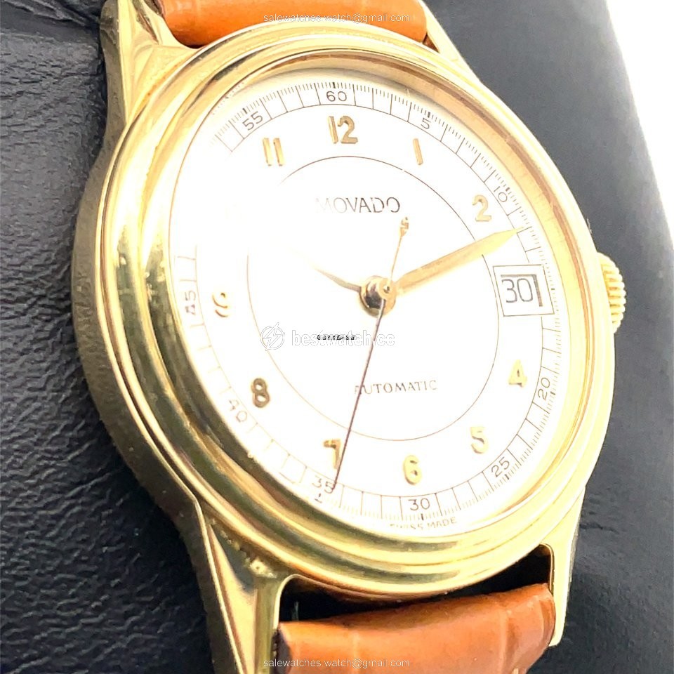 Movado 1881 Automatic Mens watch Unisex Automatic Yellow gold Movado 40.A9.880 Replica 2