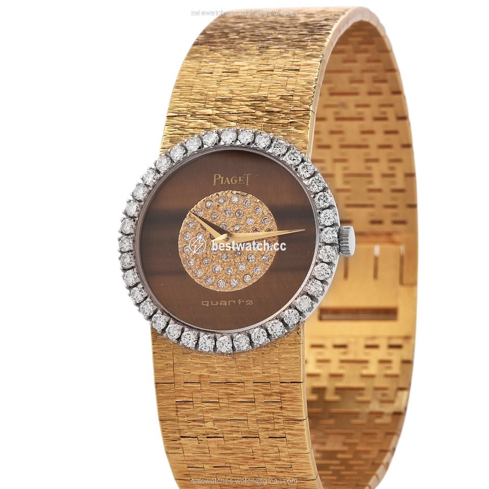 IMG_9085 Piaget Womens watch Quartz Yellow gold 19706 A6 Replica 2