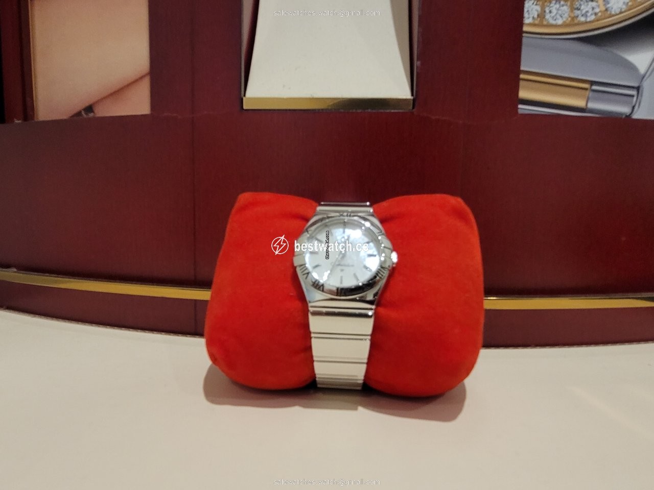 Omega Constellation Quartz Womens watch Quartz Steel 123.10.27.60.05.002 Replica 2