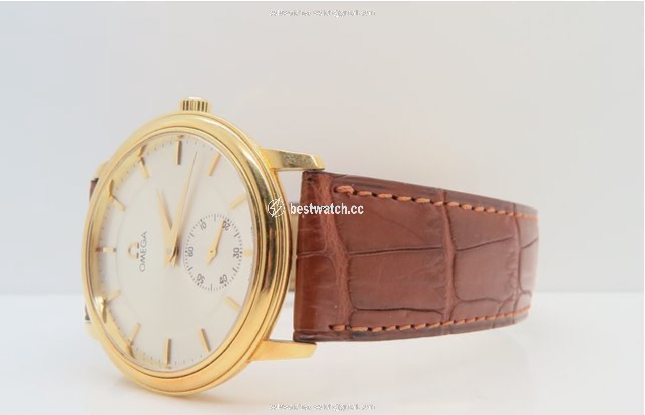 IMG_9085 Omega De Ville Prestige Mens watch Unisex Automatic Yellow gold 462031 Replica 2