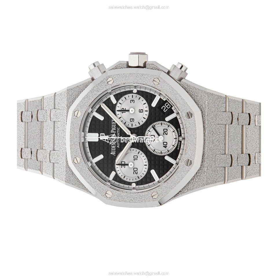 IMG_9085 Audemars Piguet Royal Oak Chronograph Mens watch Unisex Automatic White gold 26239BC.GG.1224BC.02 Replica 2
