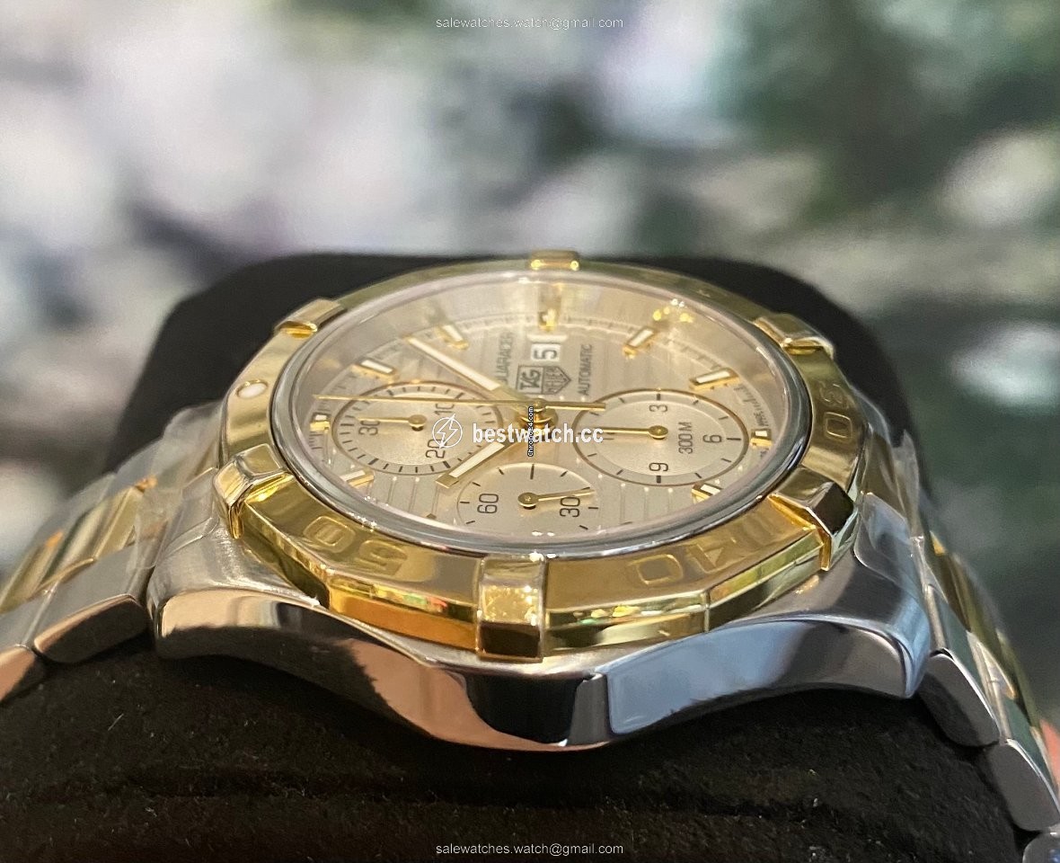 TAG Heuer Aquaracer Mens watch Unisex Automatic Gold Steel CAP2120.BB0834 Replica 2