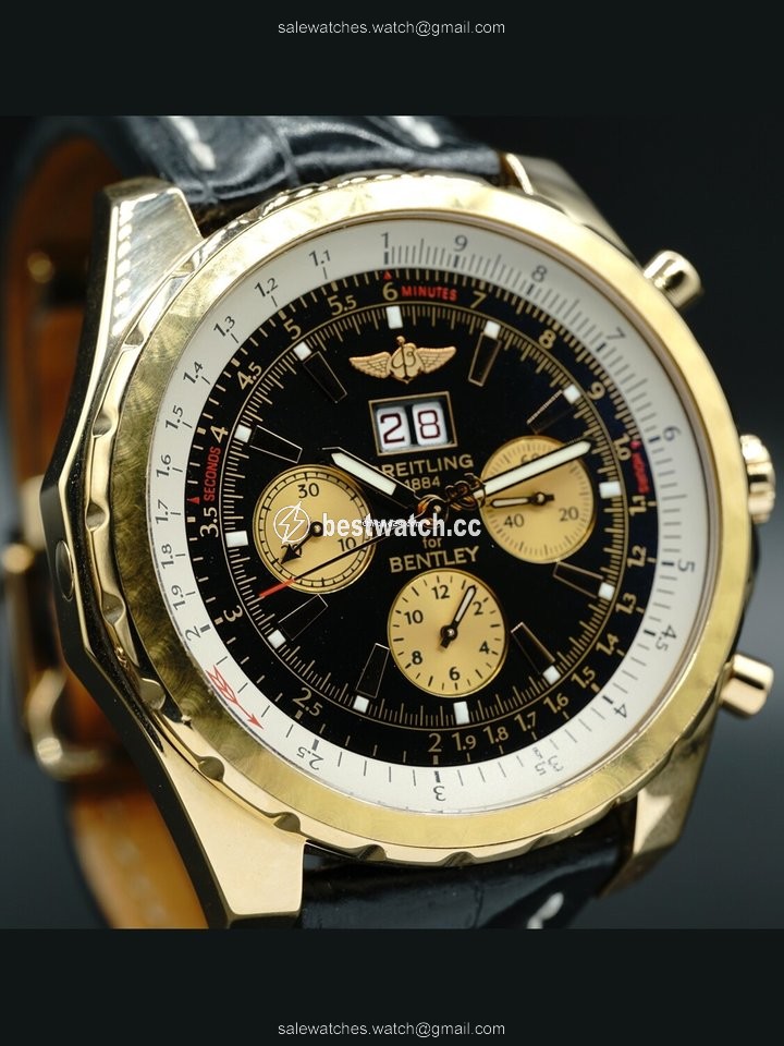 IMG_9085 Breitling Bentley 6.75 Mens watch Unisex Automatic Rose gold H44363 Replica 2