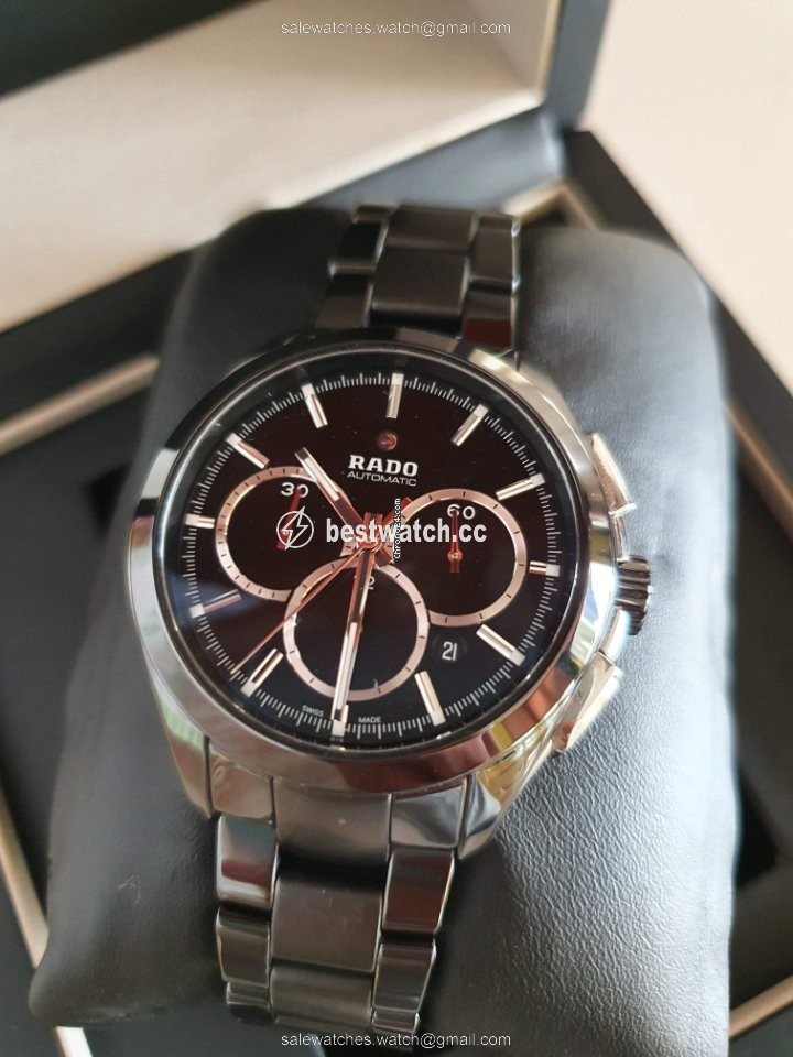 IMG_9085 Rado HyperChrome Chronograph Mens watch Unisex Automatic Ceramic R32275152 or 01.650.0275.3.015 Replica 2