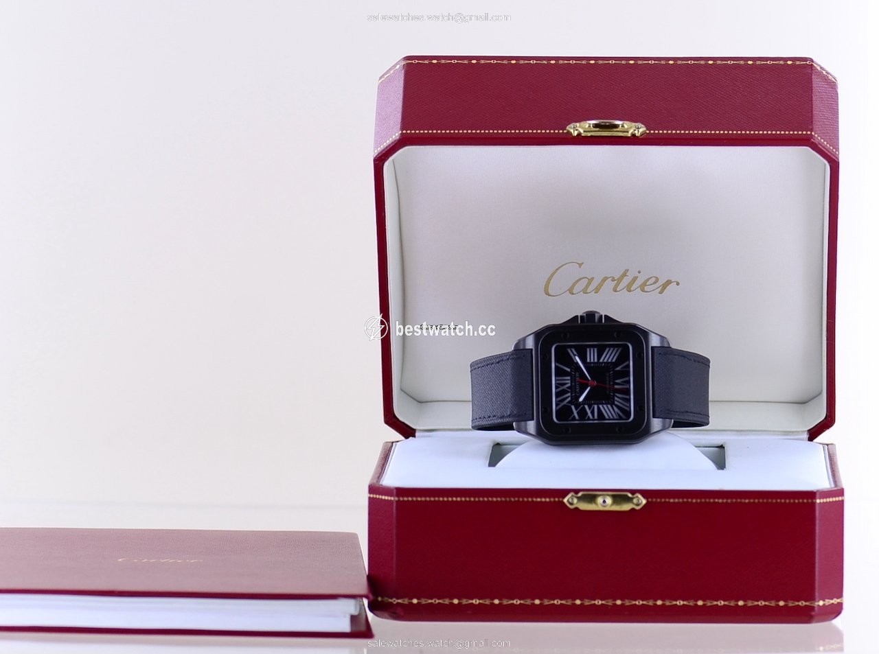 IMG_9085 Cartier Santos 100 Mens watch Unisex Automatic Steel 3774 WSSA0006 Replica 2