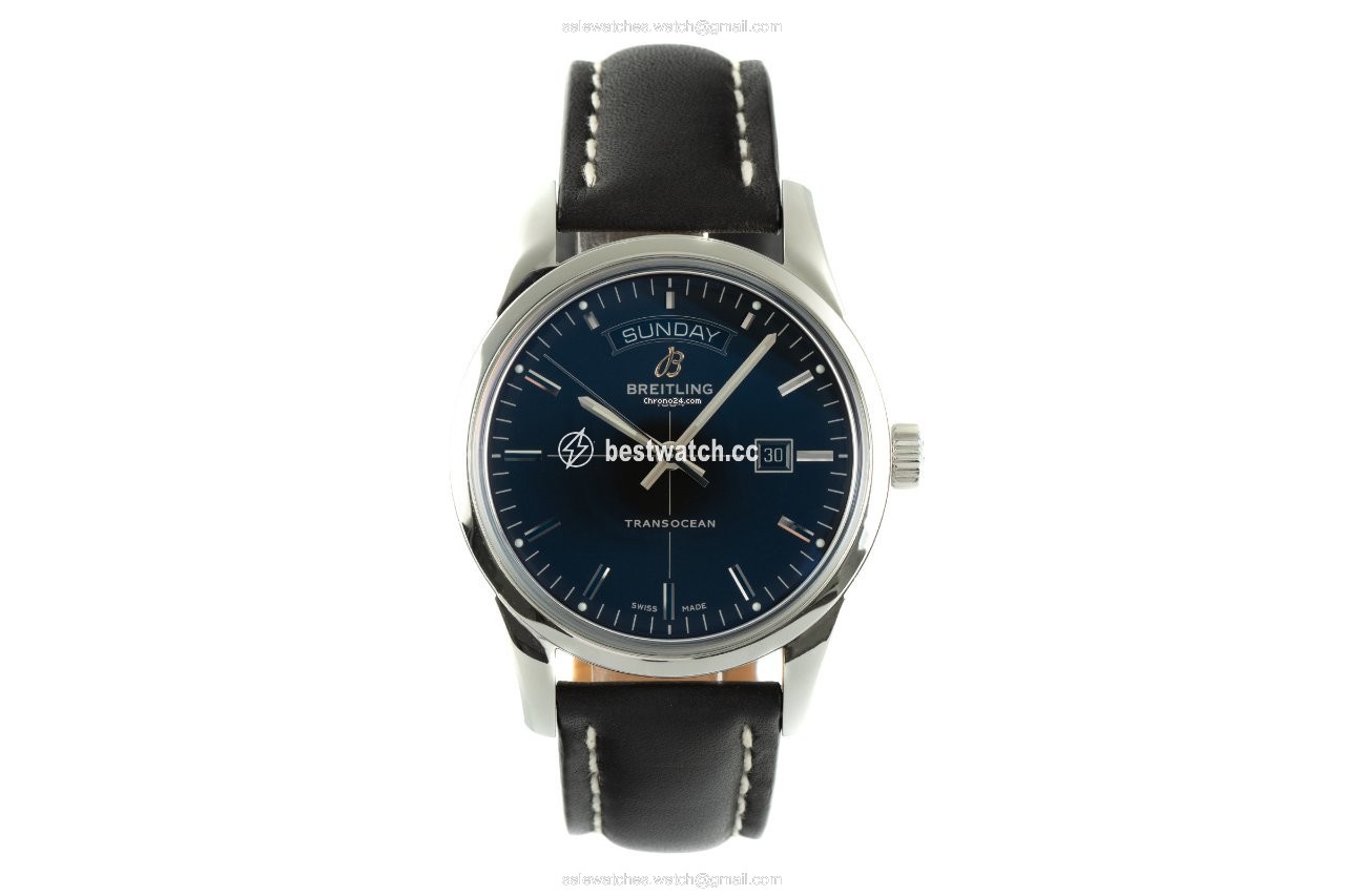 IMG_9085 Breitling Transocean Day & Date Mens watch Unisex Automatic Steel A4531012 BB69 Replica 2