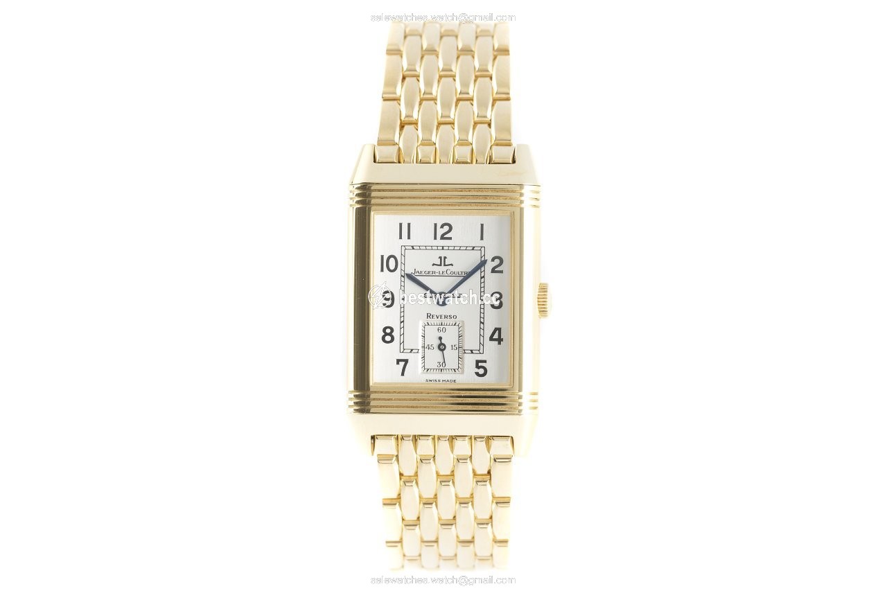 IMG_9085 Jaeger-LeCoultre Reverso Grande Taille Mens watch Unisex Manual winding Yellow gold 270.1.62 Replica 2