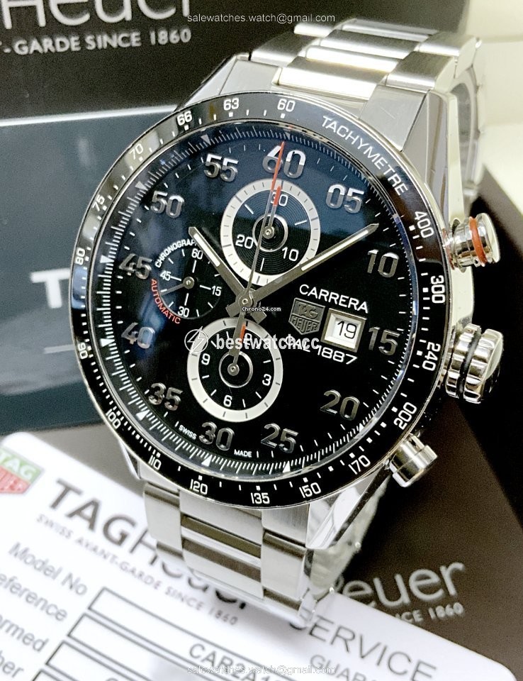 TAG Heuer Carrera Calibre 1887 Mens watch Unisex Automatic Steel CAR2A10.BA0799 Replica 2