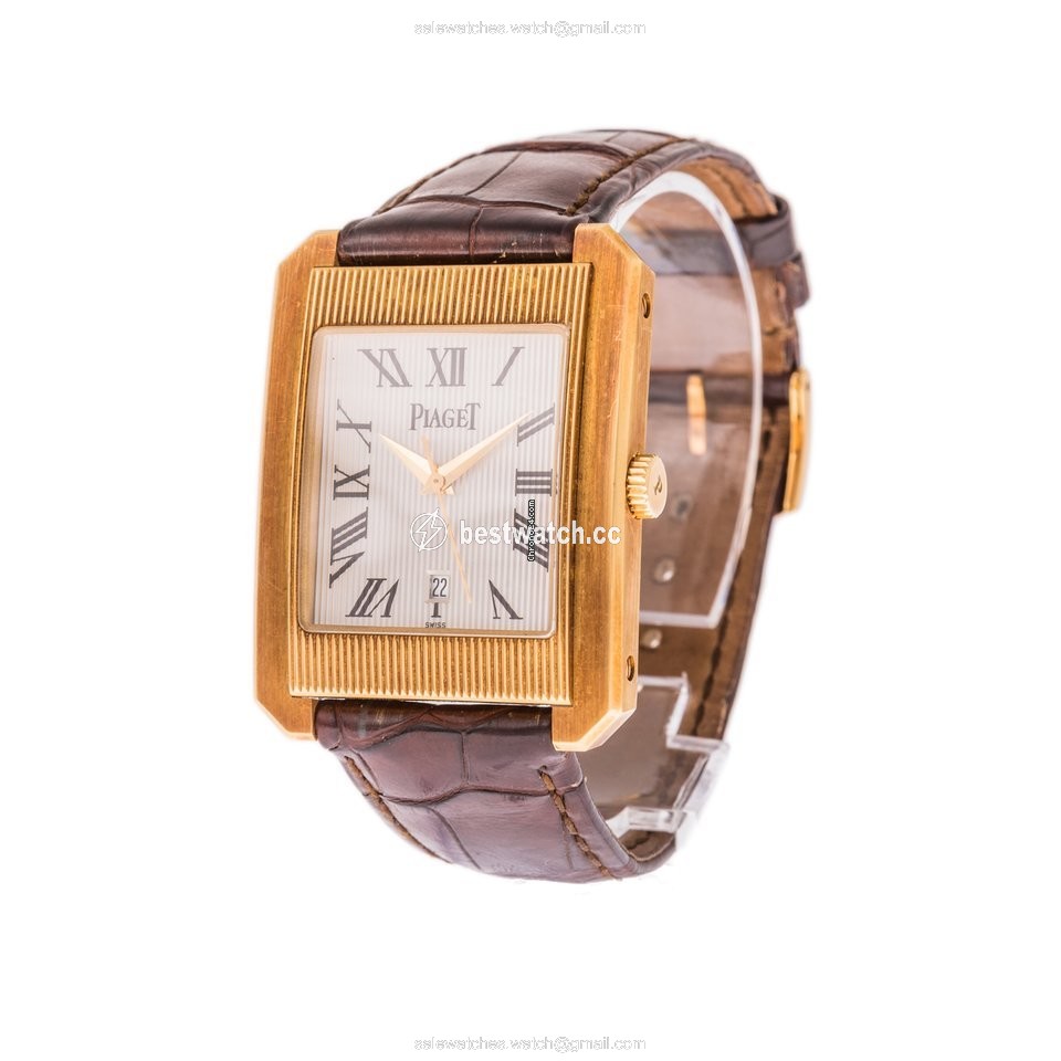IMG_9085 Piaget Protocole Mens watch Unisex Automatic Yellow gold 26100 Replica 2