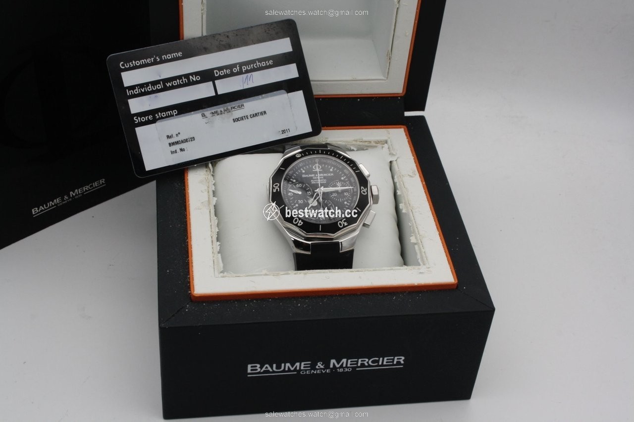 Baume & Mercier Riviera Mens watch Unisex Automatic Steel 65599 Replica 2