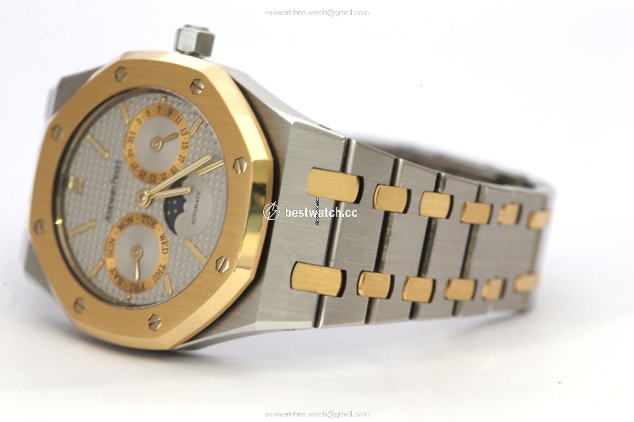 IMG_9085 Audemars Piguet Royal Oak Day-Date Mens watch Unisex Automatic Gold Steel 25594SA-OO-0789SA-01 Replica 2
