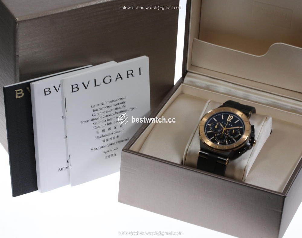 Bulgari Diagono Mens watch Unisex Automatic Rose gold DG42BSPGCH Replica 2
