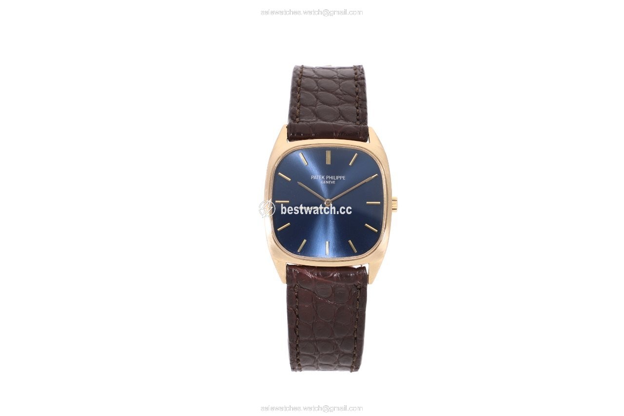 Patek Philippe Golden Ellipse Mens watch Unisex Manual winding Yellow gold 3566 Replica 2