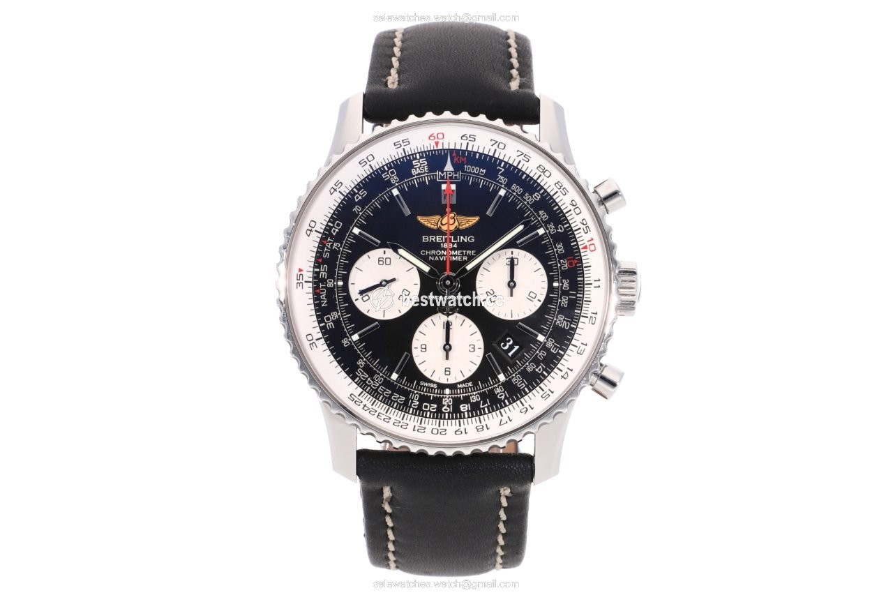 Breitling Navitimer 01 Mens watch Unisex Automatic Steel AB0120 Replica 2