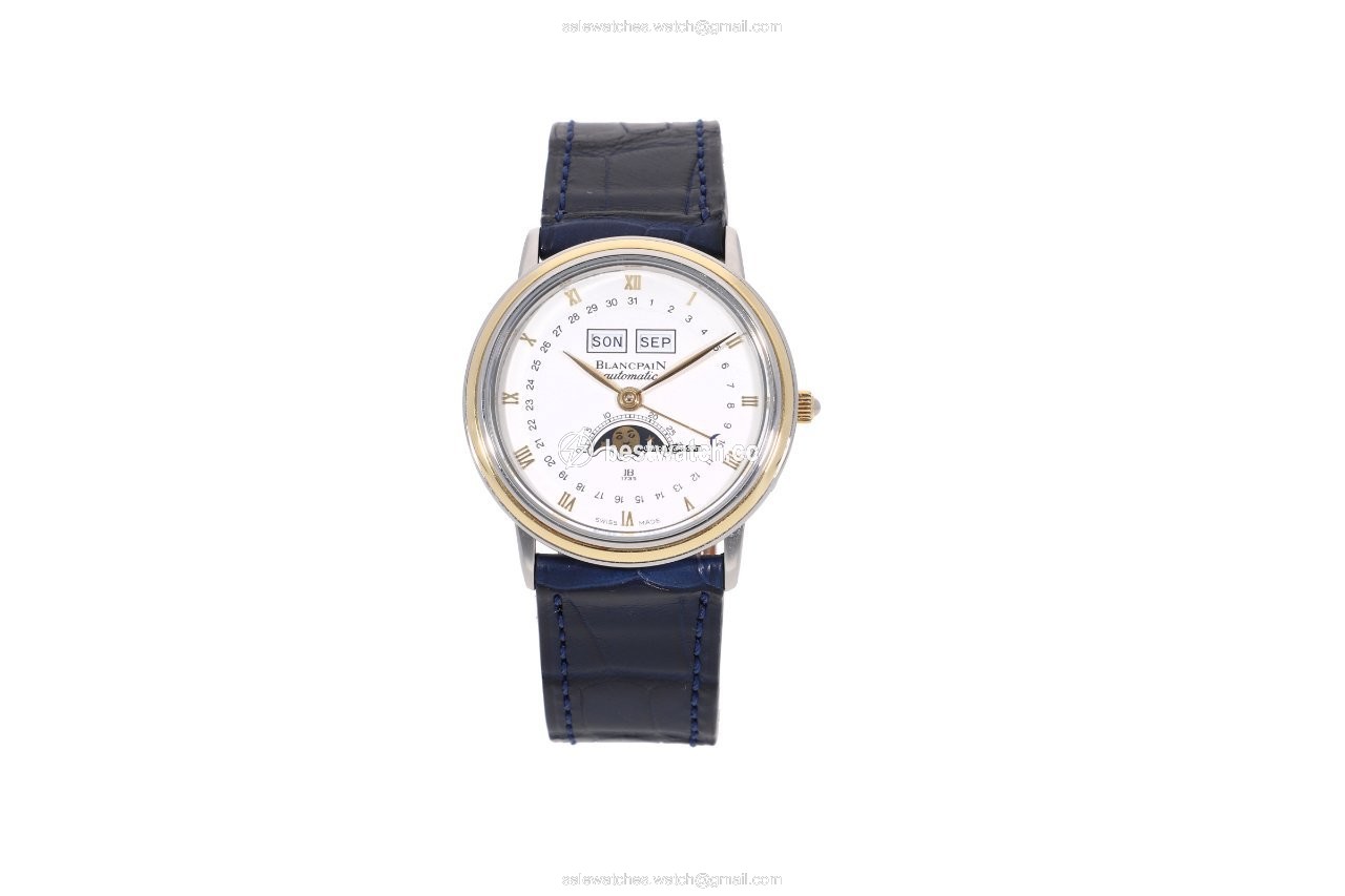 Blancpain Villeret Mens watch Unisex Automatic Gold Steel 6501 Replica 2