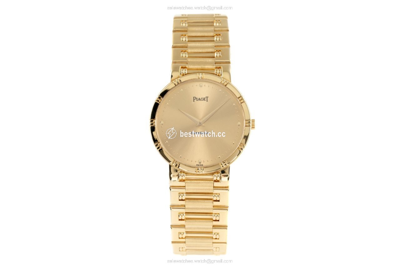 IMG_9085 Piaget Dancer Mens watch Unisex Quartz Yellow gold 84023K81 Replica 2