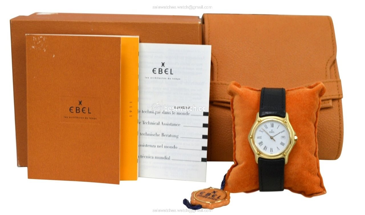 Ebel 1911 Womens watch Quartz Yellow gold 883909 Replica 2