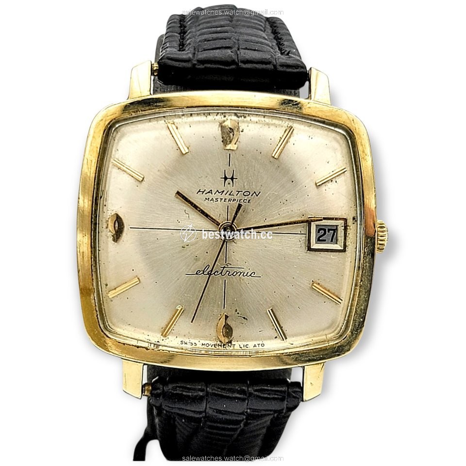 IMG_9085 Hamilton Mens watch Unisex Quartz Gold Steel Lic ATO 9154 ESA Replica 2