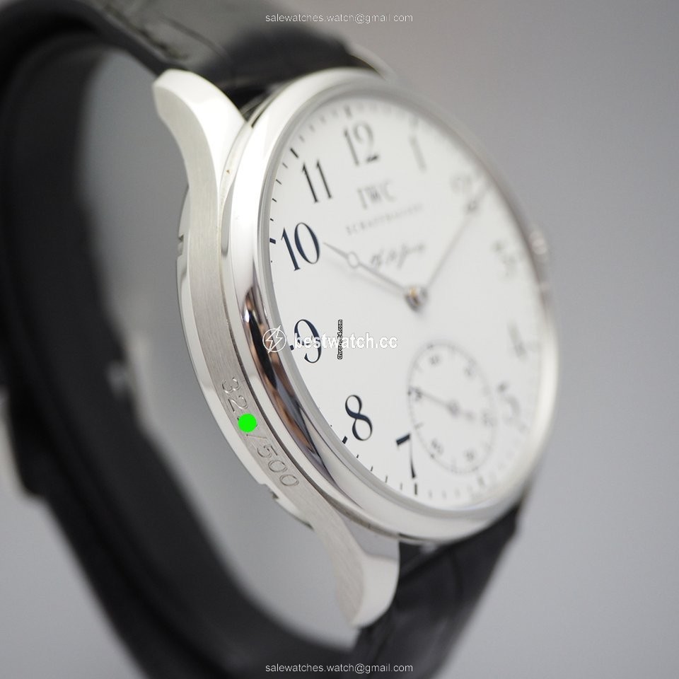 IMG_9085 IWC Portuguese Hand-Wound Manual winding Platinum IW5442-02 Replica 2