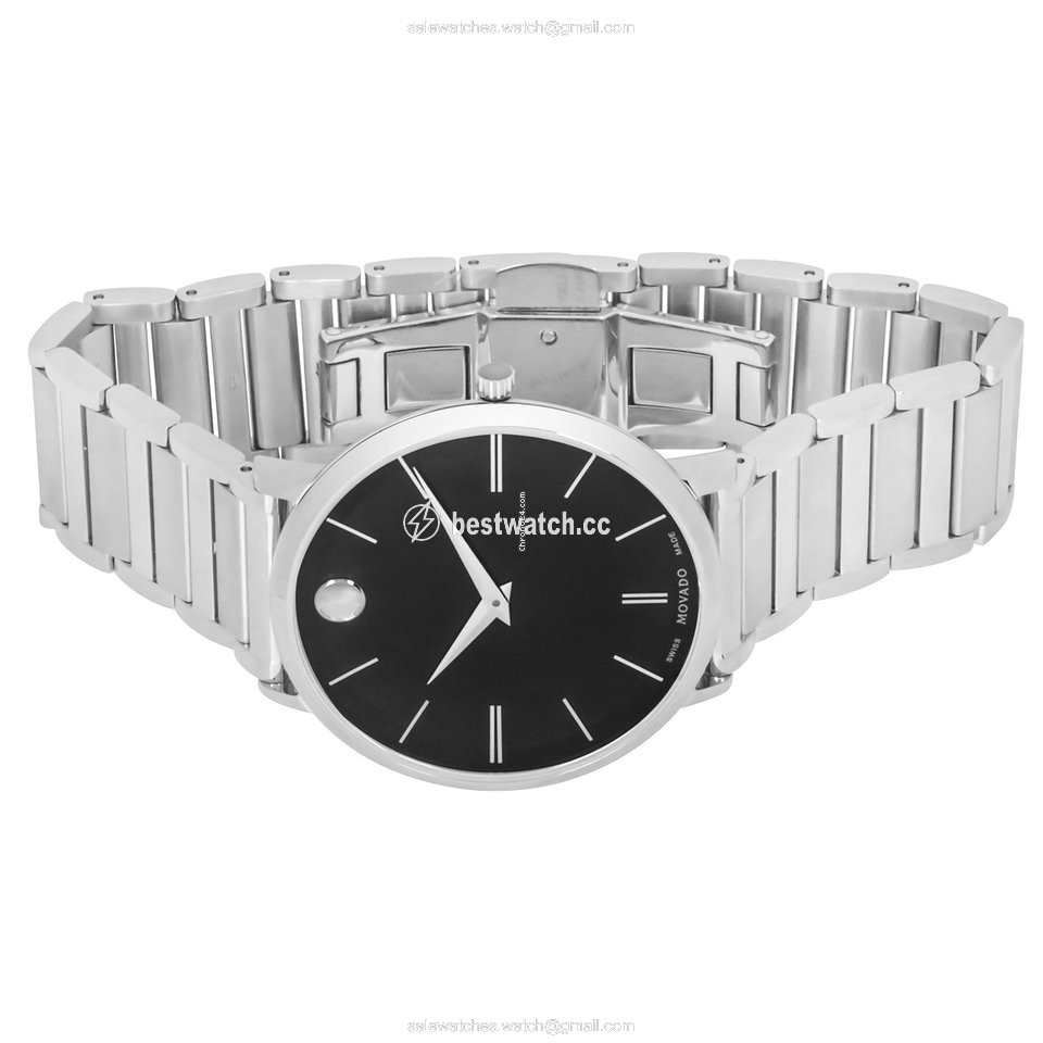 IMG_9085 Movado Mens watch Unisex Quartz Steel 607167 Replica 2