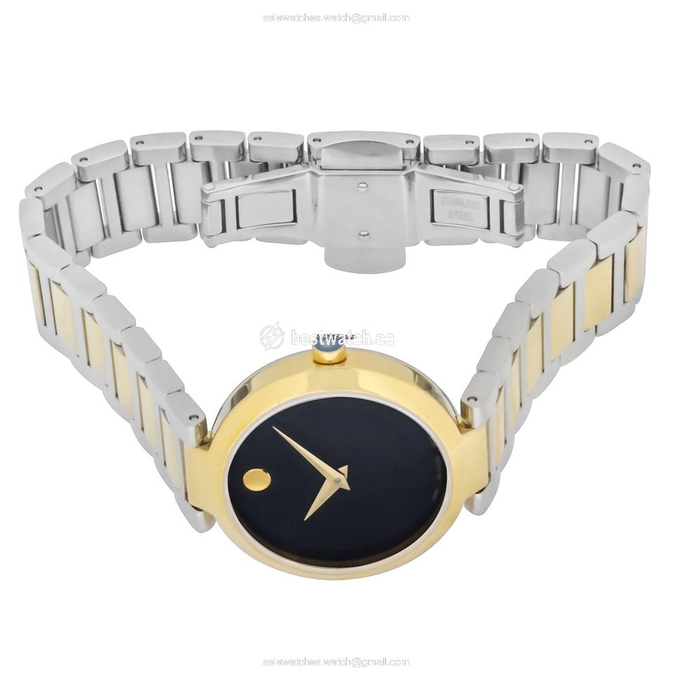 IMG_9085 Movado Womens watch Quartz Gold Steel 607102 Replica 2