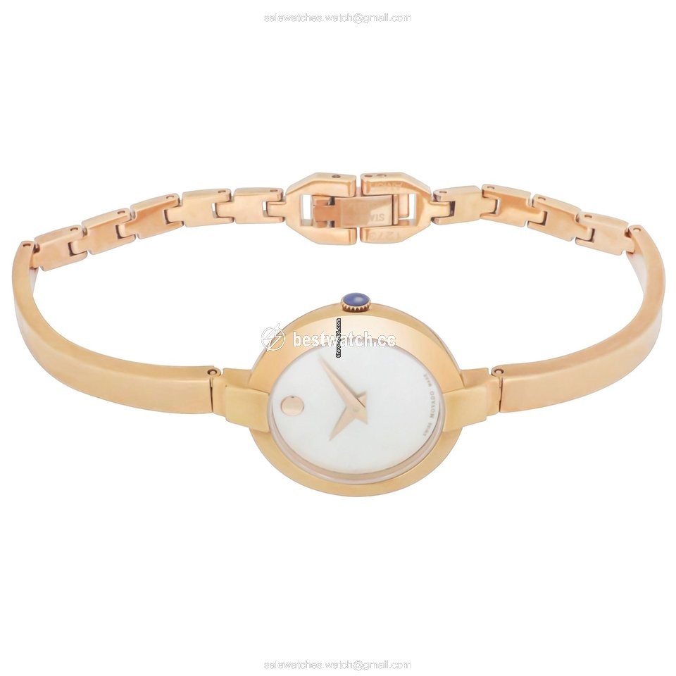 IMG_9085 Movado Bela Womens watch Quartz Gold Steel 607082 Replica 2