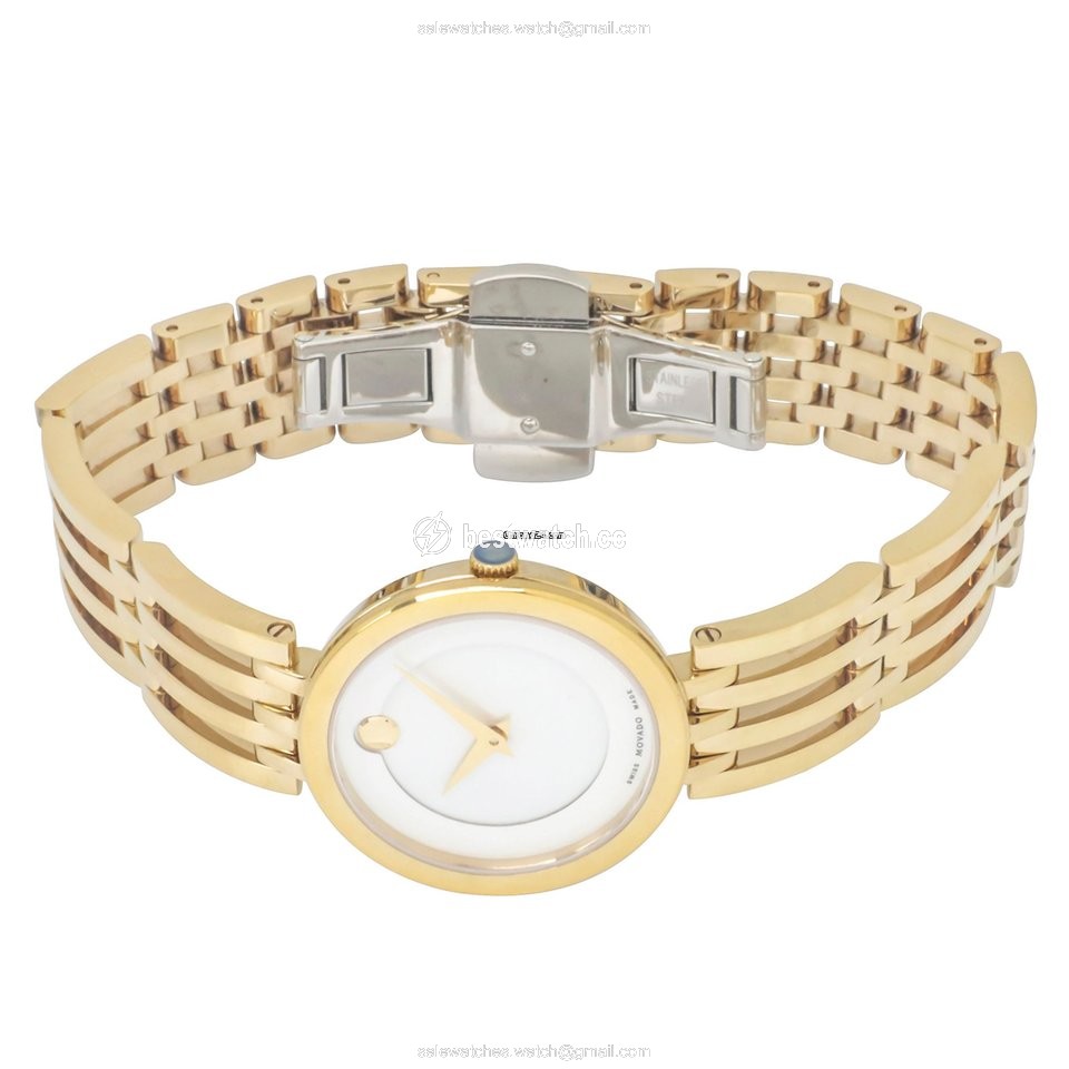 IMG_9085 Movado Esperanza Womens watch Quartz Steel 607054 Replica 2