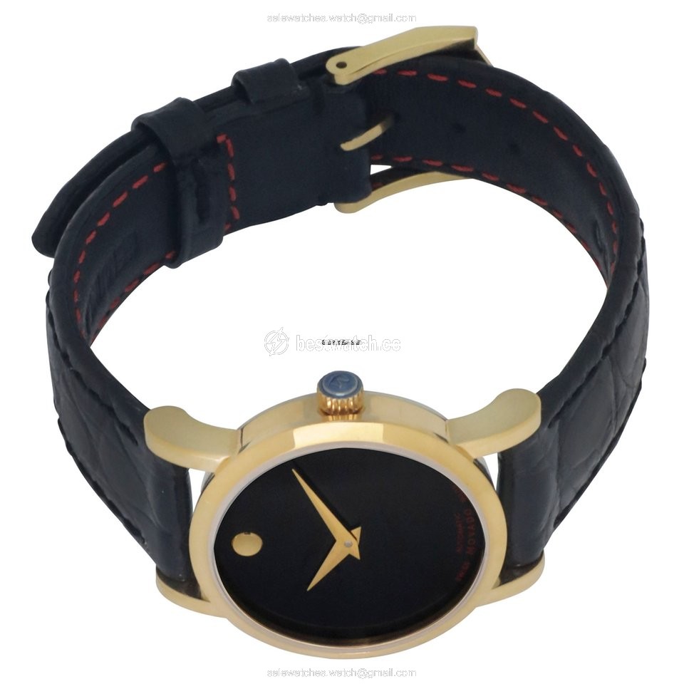 IMG_9085 Movado Red Label Womens watch Automatic Gold Steel 607010 Replica 2
