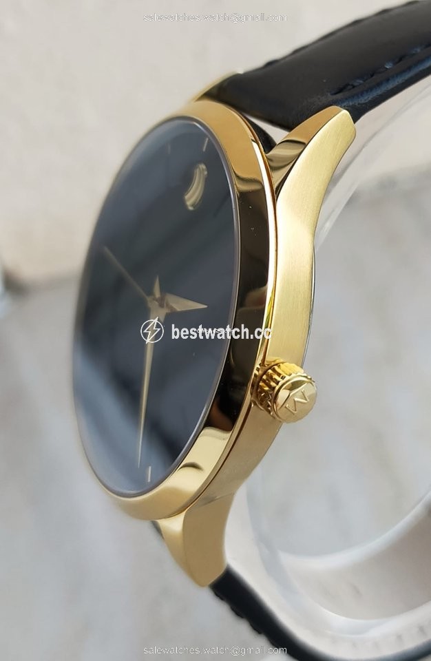 Movado Museum Mens watch Unisex Automatic Gold Steel 491361261 Replica 2