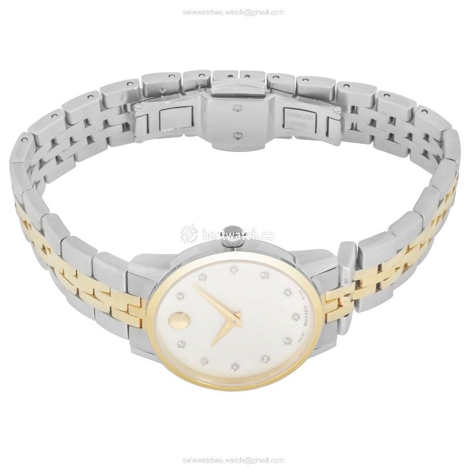 Movado Museum Womens watch Quartz Gold Steel 607208 Replica 2