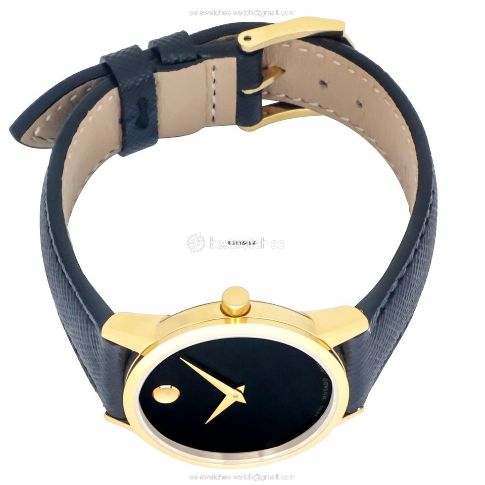 IMG_9085 Movado Museum Womens watch Quartz Gold Steel 607205 Replica 2