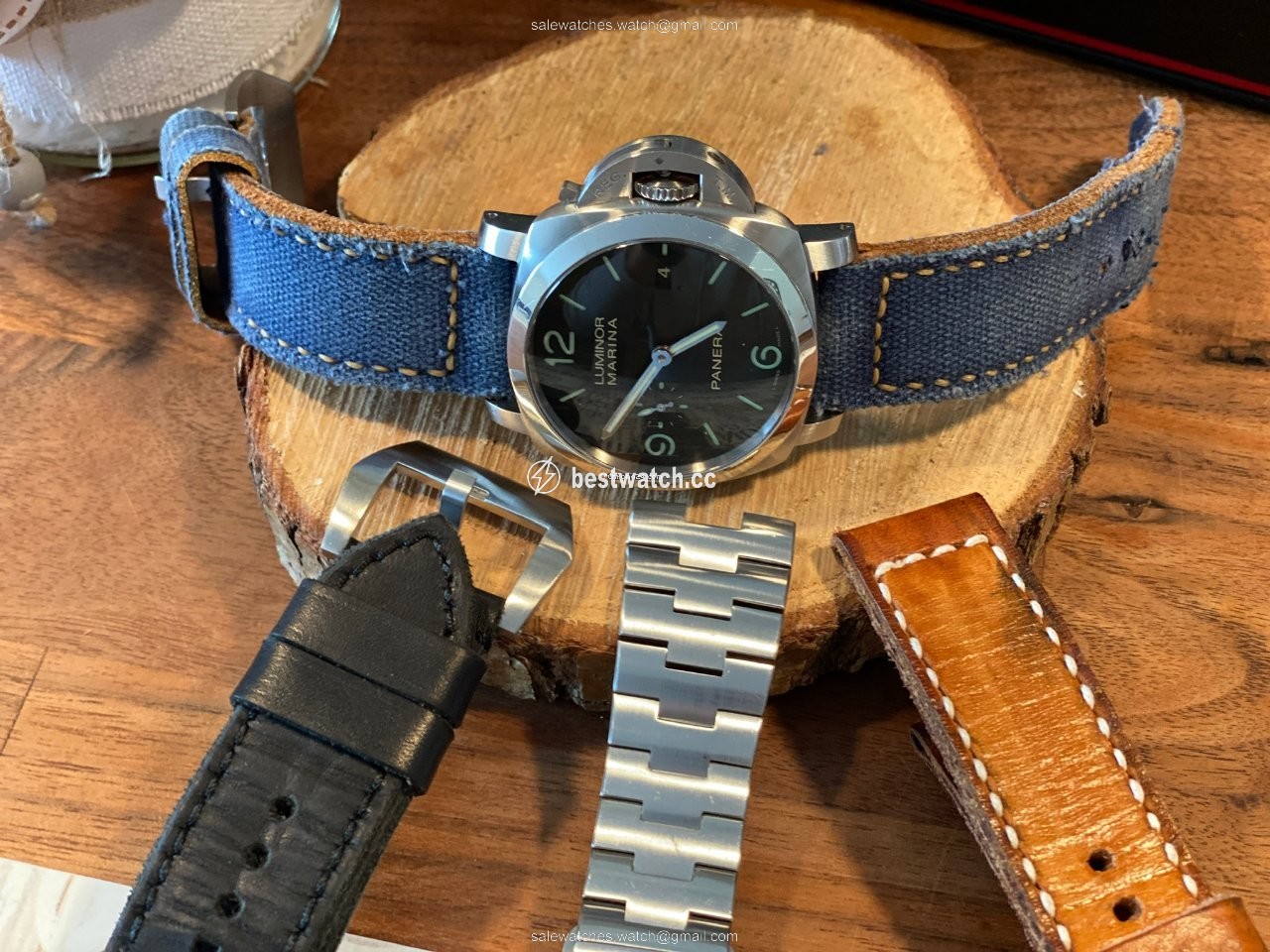 IMG_9085 Panerai Luminor Marina 1950 3 Days Automatic Mens watch Unisex Automatic Steel PAM 00328 Replica 2