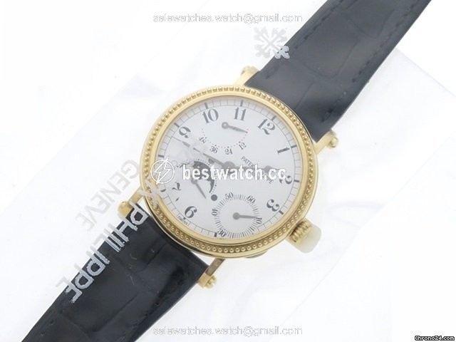 IMG_9085 Patek Philippe Complications Mens watch Unisex Automatic Yellow gold 5015J Replica 2