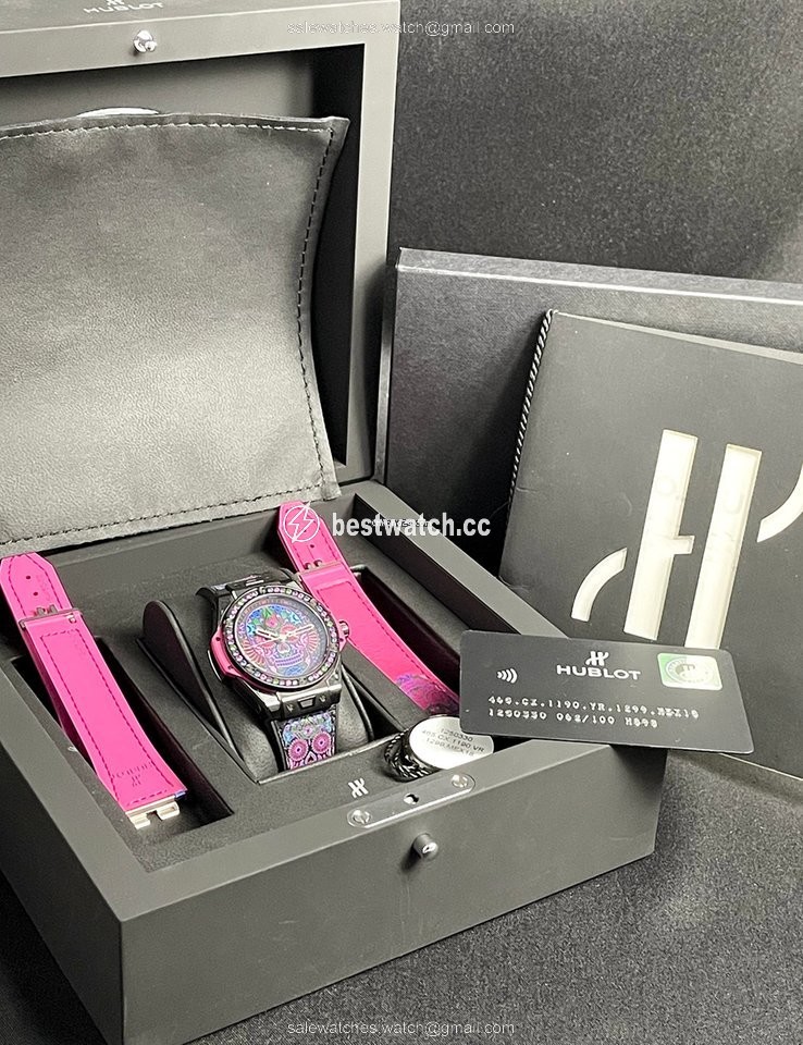 IMG_9085 Hublot Big Bang Mens watch Unisex Automatic Ceramic 465.CX.1190.VR.1299.MEX18 Replica 2