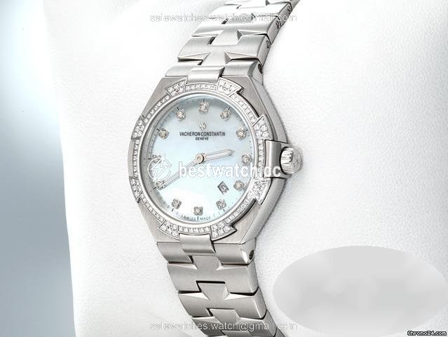 IMG_9085 Vacheron Constantin Overseas Womens watch Quartz Steel 25750 Replica 2