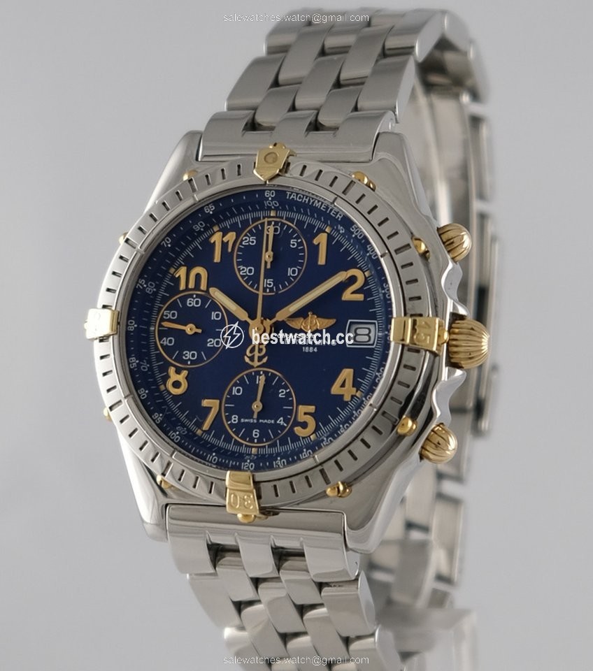 IMG_9085 Breitling Chronomat Mens watch Unisex Automatic Gold Steel B 13050.1 Replica 2