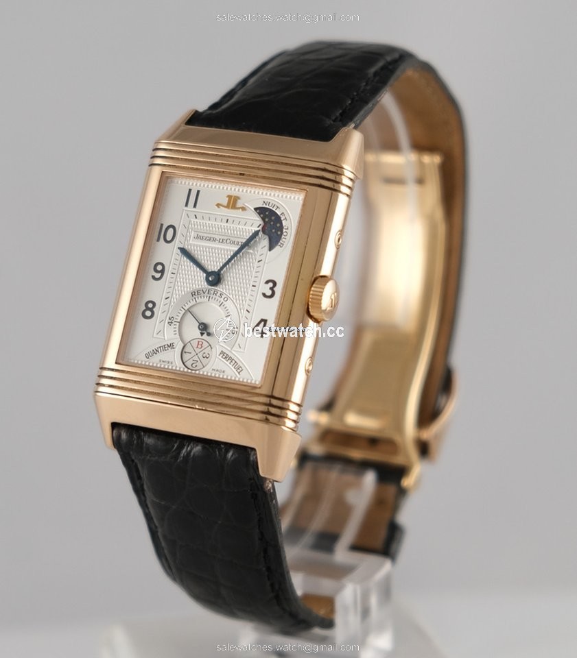IMG_9085 Jaeger-LeCoultre Reverso Mens watch Unisex Manual winding Rose gold 270 2 55 Replica 2