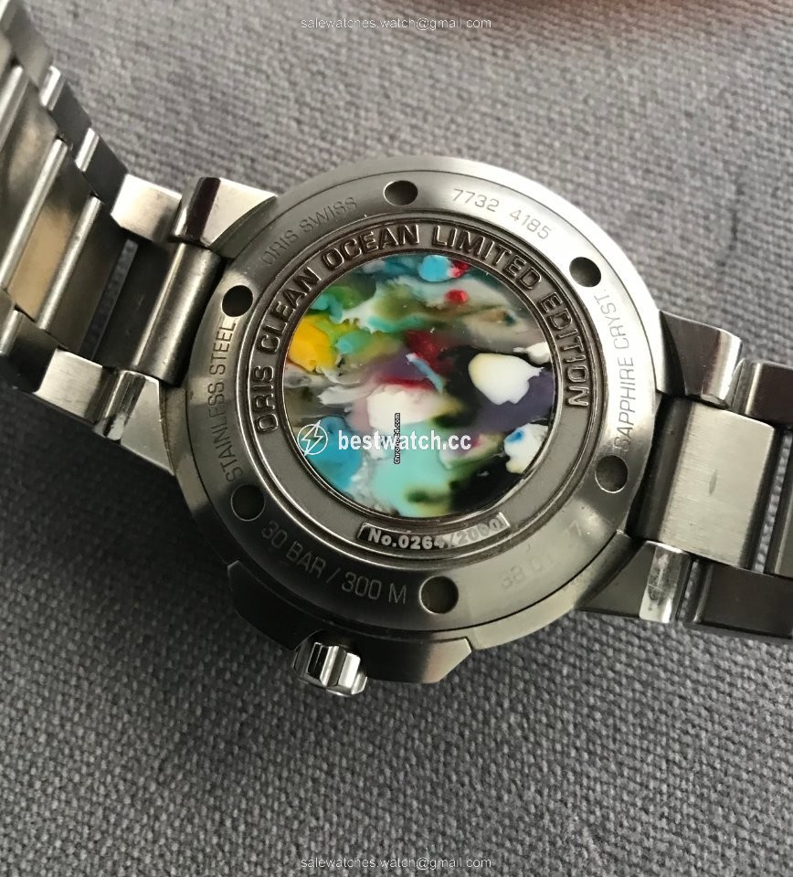 IMG_9085 Oris Aquis Date Mens watch Unisex Automatic Steel 01 733 7732 4185-Set Replica 2