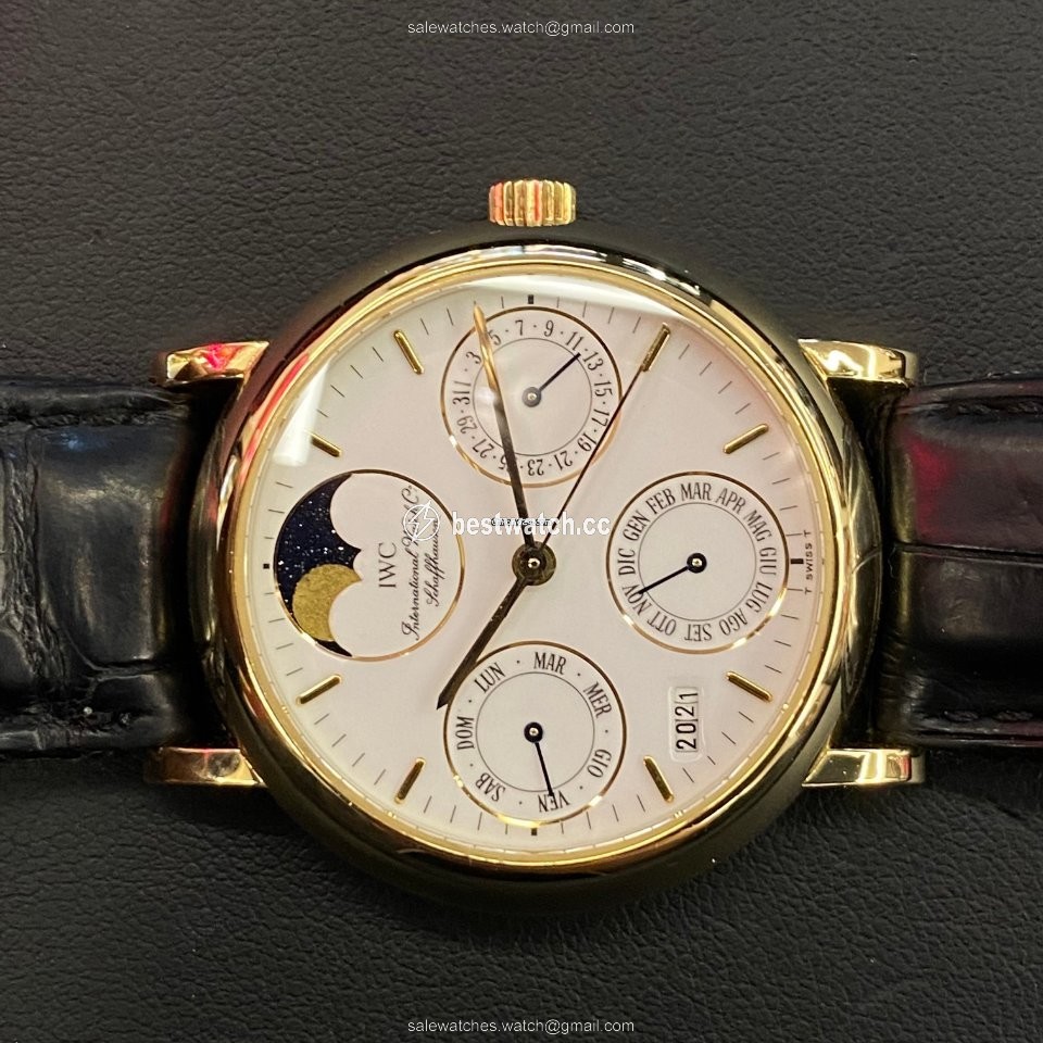 IMG_9085 IWC Portofino Mens watch Unisex Automatic Yellow gold IW3541 Replica 2