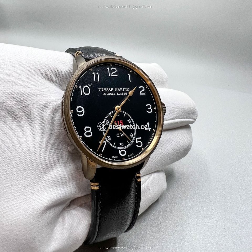 Ulysse Nardin Marine Torpilleur Mens watch Unisex Automatic Bronze 1187-320LE 63 Replica 2