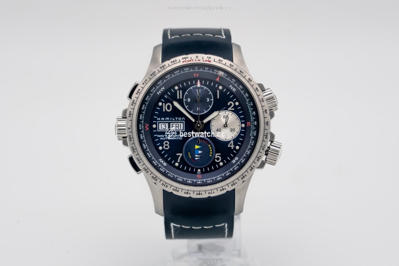 Hamilton Khaki Navy Mens watch Unisex Automatic Steel H77636343 Replica 2