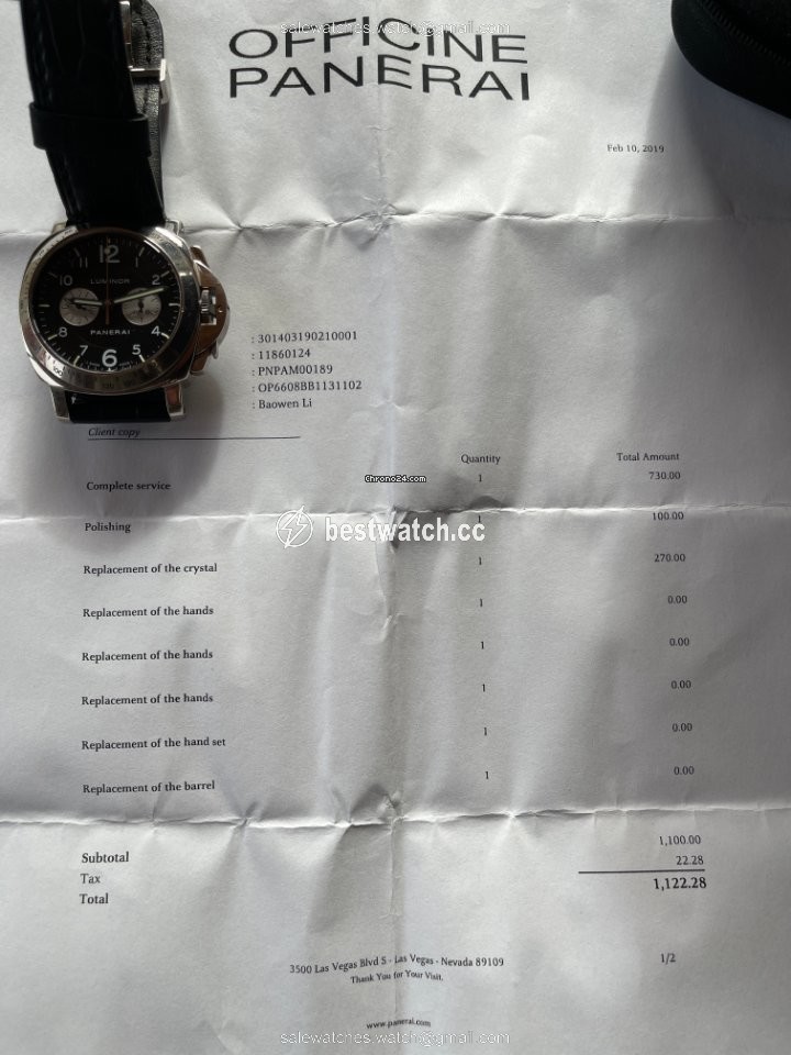 Panerai Special Editions Mens watch Unisex Automatic White gold PAM 00189 Replica 2